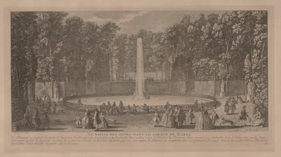 Musernas pool på Marli. av Jacques Rigaud