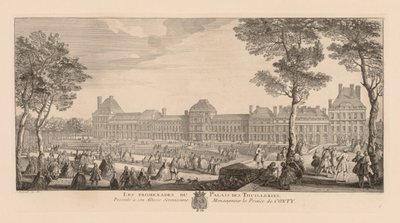 Promenaderna i Palais des Tuileries av Jacques Rigaud