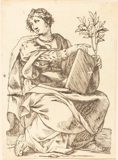 Sibylla Agrippa av Jacques Stella