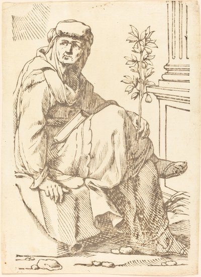Sibylla Hellespontina av Jacques Stella