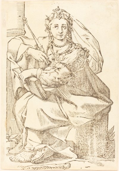 Frygiska sibylla av Jacques Stella