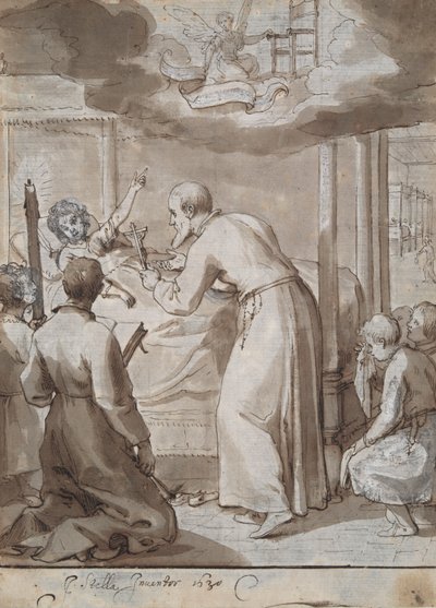 St. Philip besöker ett sjukhus av Jacques Stella