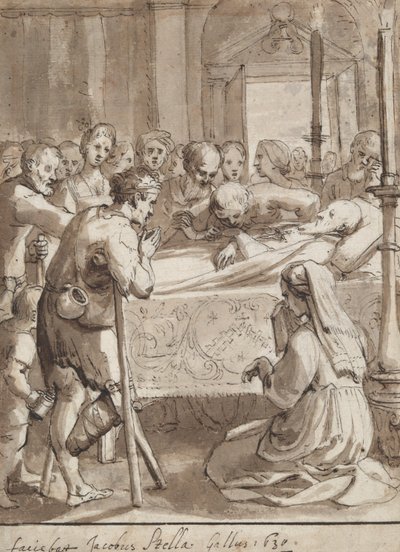 St. Philip besöker ett sjukhus av Jacques Stella