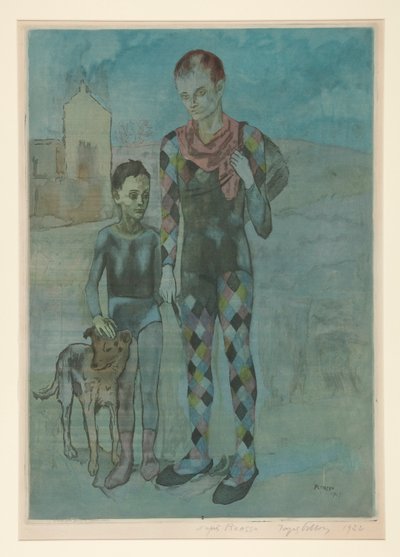 Akrobaterna av Jacques Villon