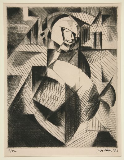 Porträtt av av Jacques Villon