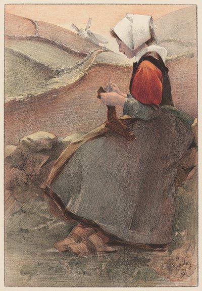 Moor Flower, 1897. av Jacques Wely