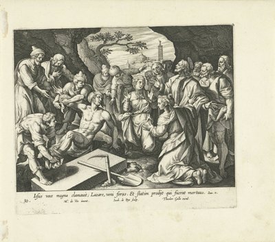 Uppfostran av Lazarus Vita, passio et resvrrectio Iesv Christi (serietitel) Life, Passion and Resurrection of Christ (serietitel) av Jacques de Bie