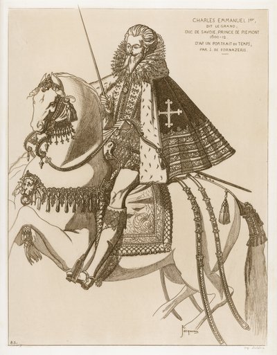 Karl Emanuel I av Jacques de Fornazeris