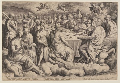 Gudarnas bankett av Jacques de Gheyn II