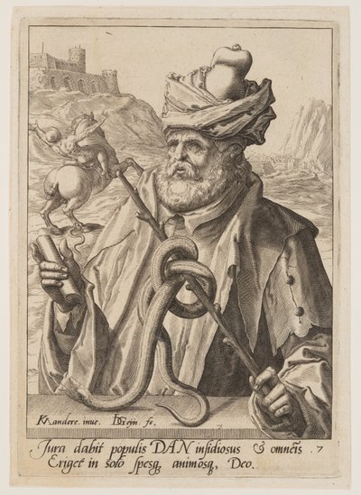 Dan, från Jacobs tolv söner av Jacques de Gheyn II