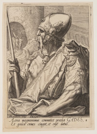 Gad, från Jakobs tolv söner av Jacques de Gheyn II