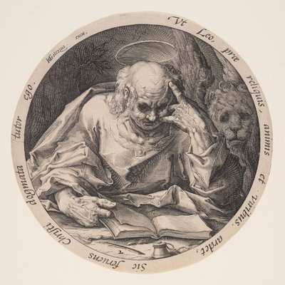 Markus, från Evangelisterna av Jacques de Gheyn II