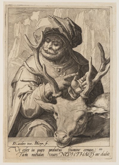 Naphthali, från Jakobs tolv söner av Jacques de Gheyn II