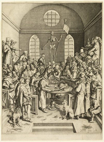 Professor Pauws anatomiska lektion av Jacques de Gheyn II