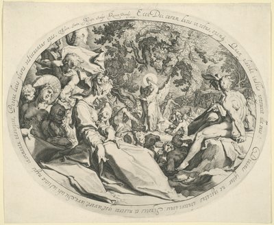 Miraklet med de fem bröden av Jacques de Gheyn II
