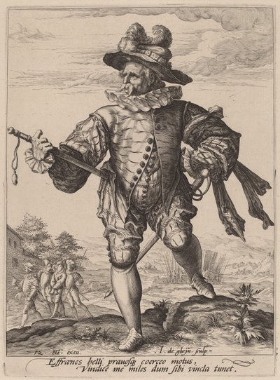 Rektor av Jacques de Gheyn II after Hendrik Goltzius