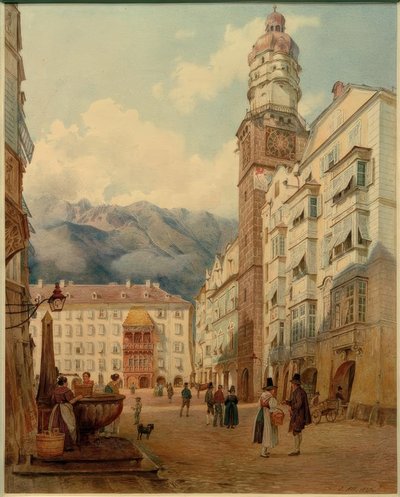 Innsbruck (Tyrolen, Österrike), av Jakob Alt