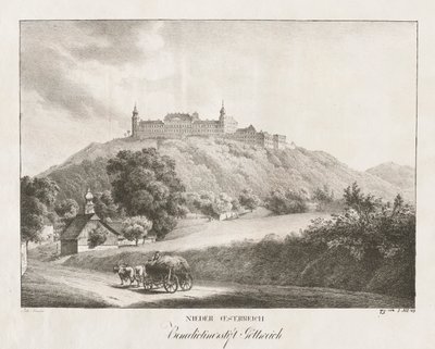 Nedre Österrike, benediktinerkloster i Gottereich av Jakob Alt