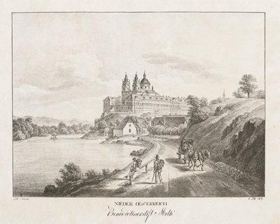Niederösterreich, Benediktinerklostret i Melk av Jakob Alt