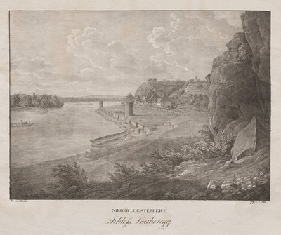 Nieder-oesterreich, Schloss Louberegg av Jakob Alt