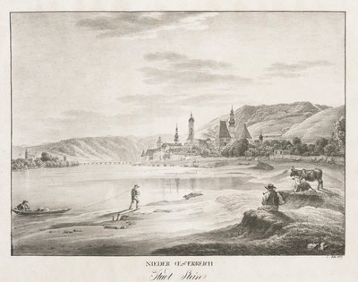 Niederösterreich, stad Stein av Jakob Alt