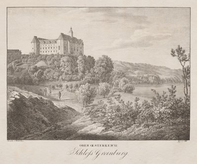 Ober-oesterreich, Schloss Greinburg av Jakob Alt