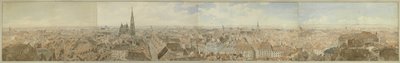 Panorama över Wien från Peterskyrkans kupol av Jakob Alt
