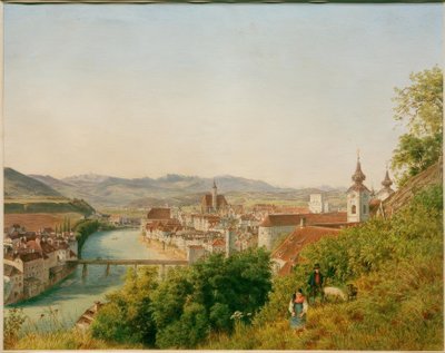 Steyr i Oberösterreich av Jakob Alt
