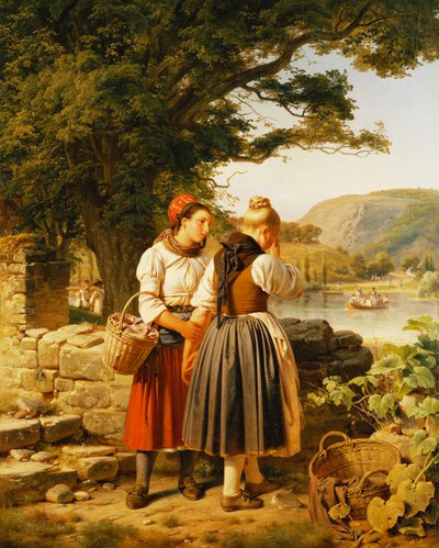Avskedet, 1842 av Jakob Becker