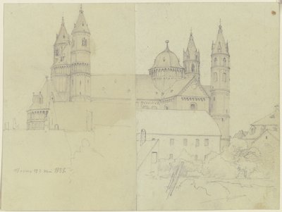 Worms domkyrka av Jakob Becker
