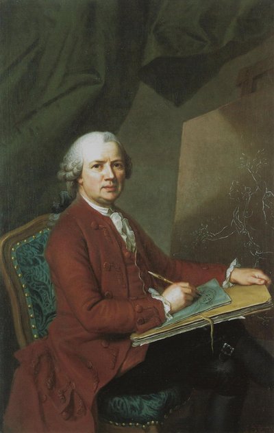 Självporträtt av Jakob Emanuel Handmann