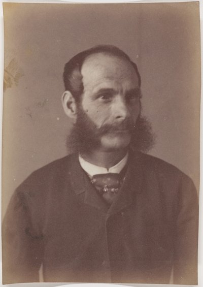 [Porträtt av en man med polisonger] av Jakob Höflinger