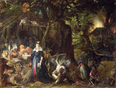 Frestelsen av Sankt Antonius av Jakob Isaaksz Swanenburgh