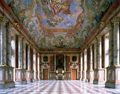 Marmorhallen i klosterkyrkan St. Florian av Jakob Prandtauer