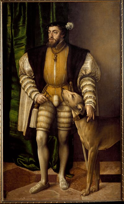 Porträtt av Karl V kejsare av Tyskland av Jakob Seisenegger