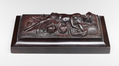 Liggande kvinna (ebenholts) av James Pradier