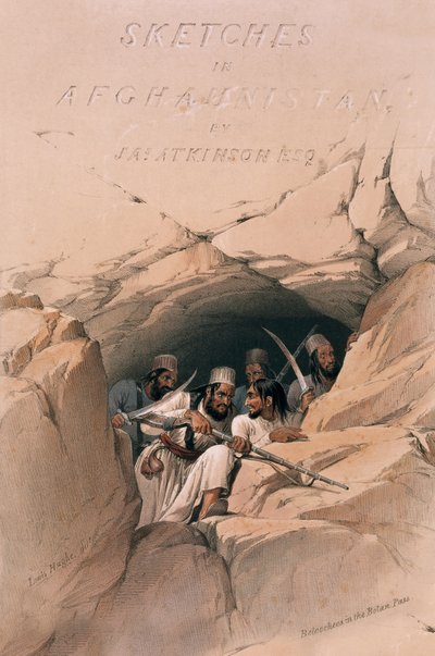 Beloochees [sic] i Bolan-passet av James (after) Atkinson