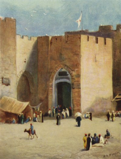 Jaffa; eller "Fish Gate" (färg litho) av James (after) Clark