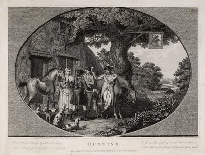 Jakt, graverad av Robert Pollard (1755-1838) av James (after) Pollard