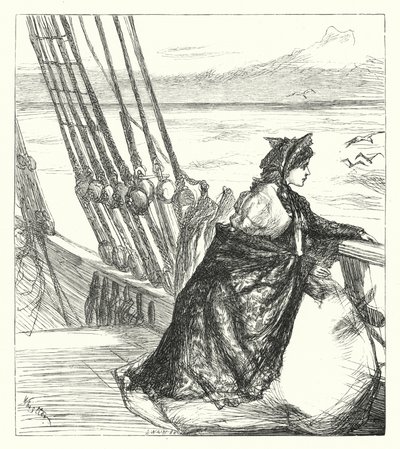 Sea-Side Hexametrar (gravyr) av James Abbott McNeill (after) Whistler