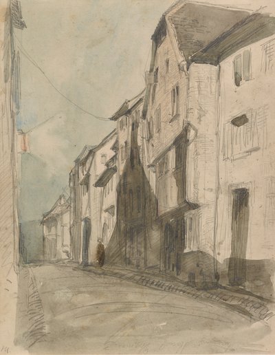 En gata i Saverne, 1858. av James Abbott McNeill Whistler