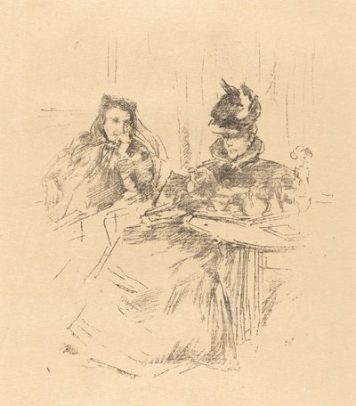 Afternoon Tea, 1897. av James Abbott McNeill Whistler