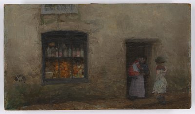An Orange Note: Sweet Shop av James Abbott McNeill Whistler