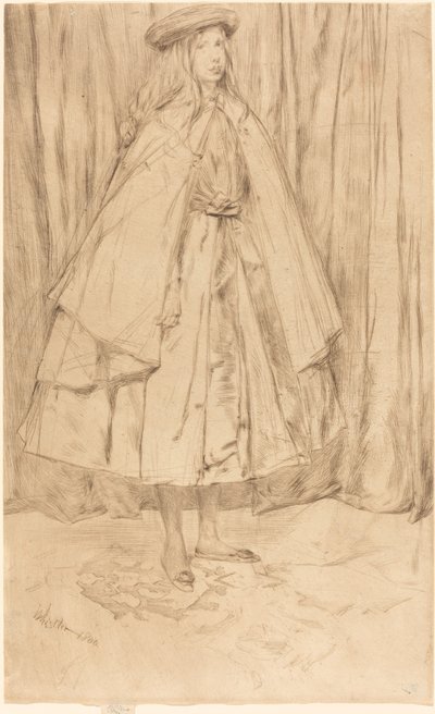 Annie Haden, 1860. av James Abbott McNeill Whistler