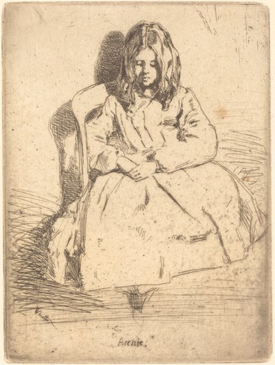 Annie Sittande, 1858. av James Abbott McNeill Whistler