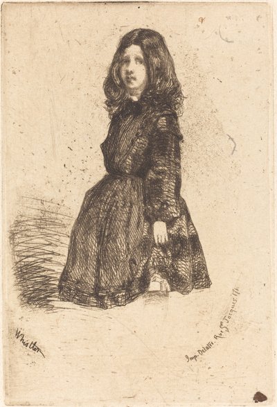Annie, c. 18571858. av James Abbott McNeill Whistler