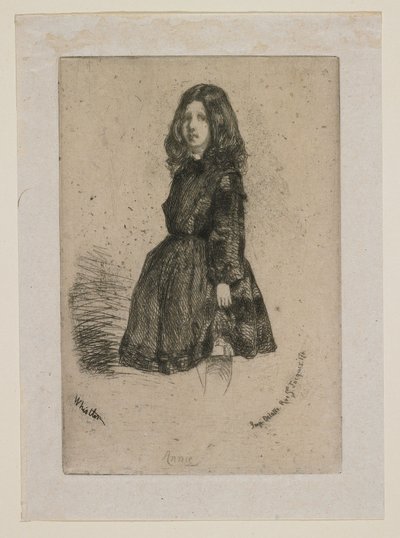 Annie ur Tolv etsningar efter naturen av James Abbott McNeill Whistler