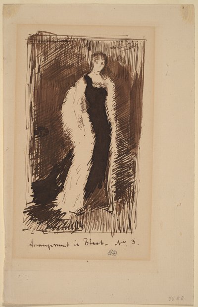 Arrangemang i svart - nr 3 av James Abbott McNeill Whistler