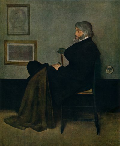 Arrangemang i grått och svart, nr 2: Thomas Carlyle, c1872 av James Abbott McNeill Whistler
