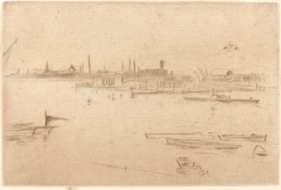 Battersea: Dawn, 1875. av James Abbott McNeill Whistler